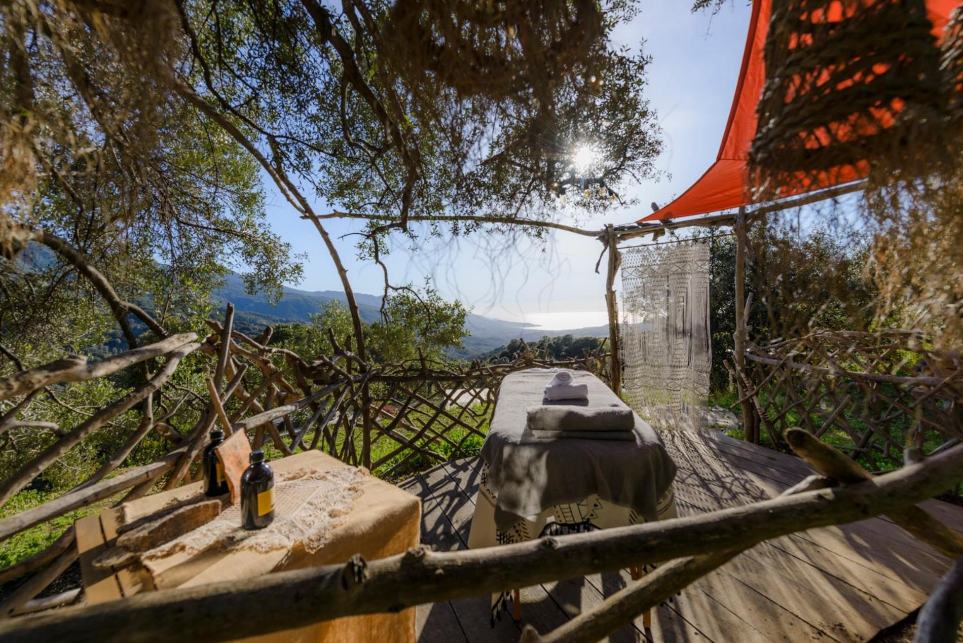 Terre De Maquis, Maison D'Hotes Vue Mer Corse Sari-D'orcino Kültér fotó
