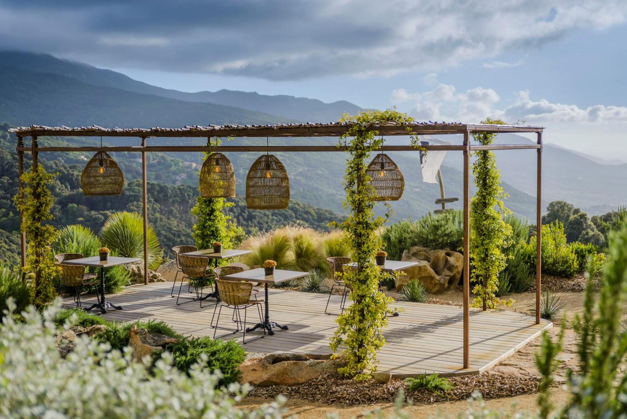 Terre De Maquis, Maison D'Hotes Vue Mer Corse Sari-D'orcino Kültér fotó
