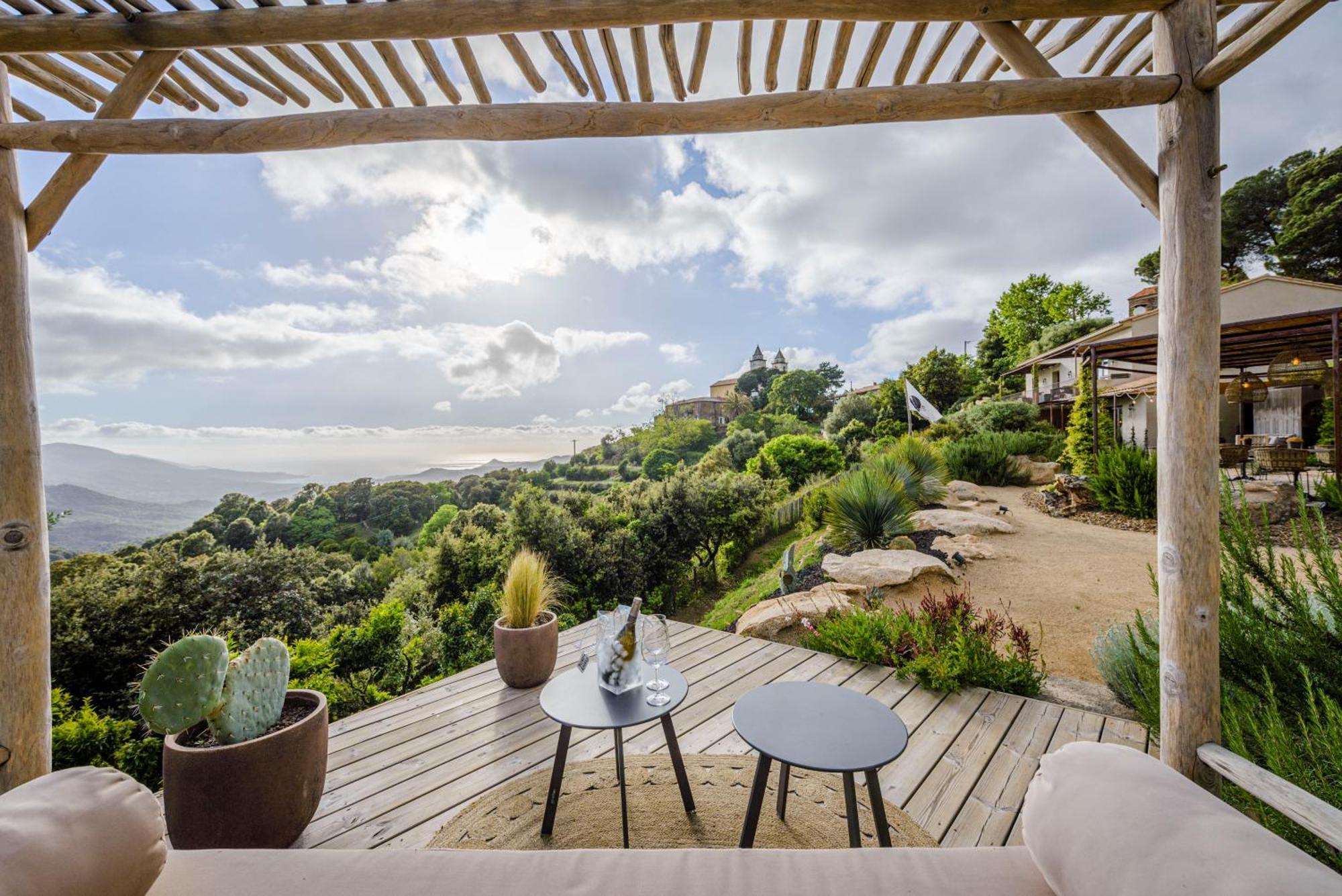 Terre De Maquis, Maison D'Hotes Vue Mer Corse Hotel Sari-D'orcino Kültér fotó