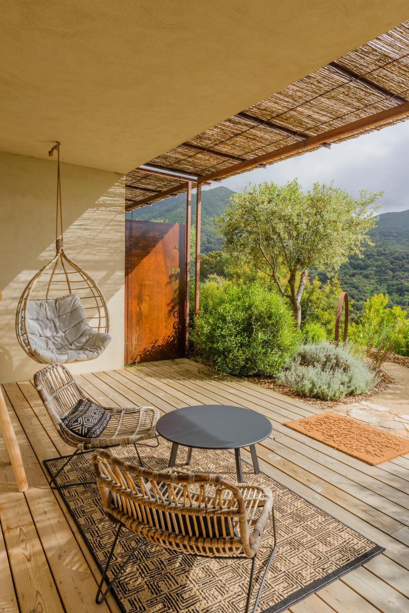 Terre De Maquis, Maison D'Hotes Vue Mer Corse Sari-D'orcino Kültér fotó