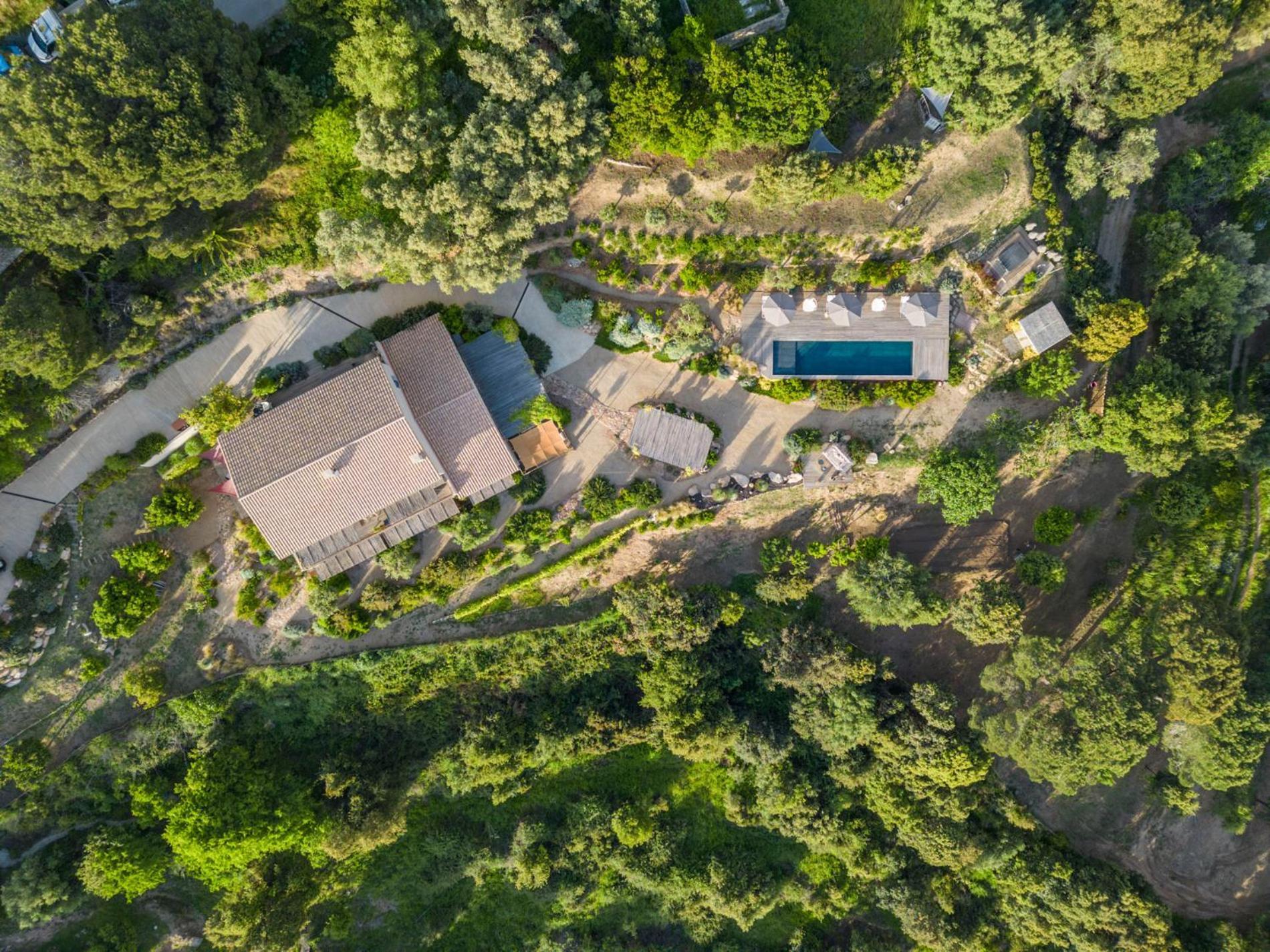 Terre De Maquis, Maison D'Hotes Vue Mer Corse Sari-D'orcino Kültér fotó